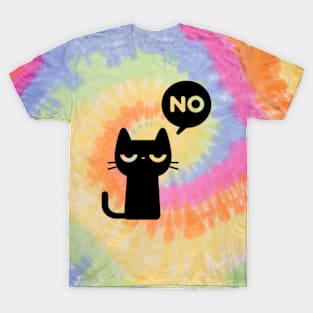 Cat Says No T-Shirt